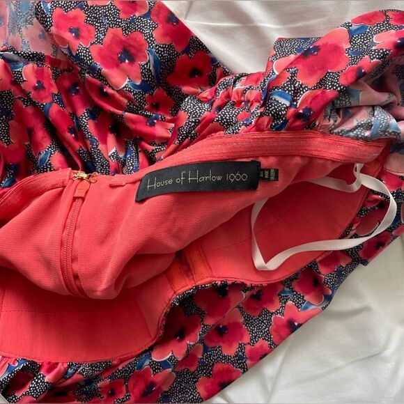 REVOLVE Burna Blouse in Red Poppy Floral House of Harlow 1960 Sz XXS - Picture 6 of 8